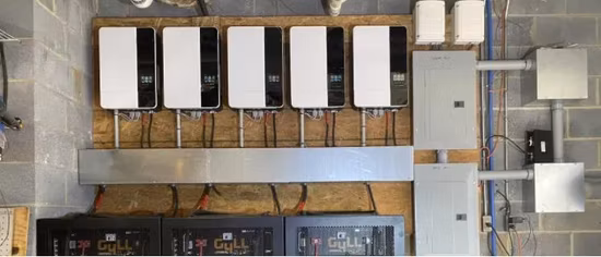 Sistema modulare di accumulo di energia LiFePO4 impilabile da 5kwh 10kwh 15kwh 20kwh Li Batteria agli ioni di litio da 10kw 48V 100ah 200ah Li